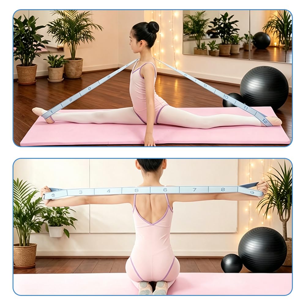 Stretch Band 12 Stages Yoga Band Pilates Band Resistance Band
