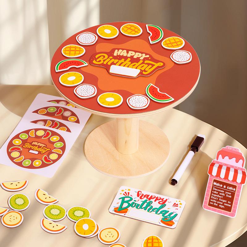 

Kids Pretend Play Cake Making Set for Ages 4-6