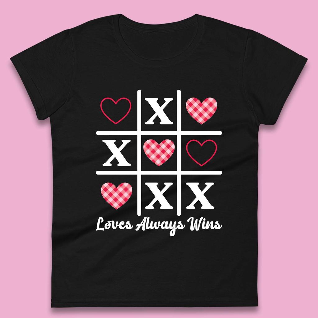 „Liebe gewinnt immer“ Damen-T-Shirt, Herren-Tops, Unisex