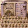 Christmas Advent Calendar 2026 Spirit Calendar, 24-Day Countdown Mini Figure Set, Elf Alien Gift Box for Family Fairy Ornament Collection, Resin