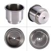 Stainless Steel Cup Drink Holder for Boat, Universal Drink Bottle Can Cup Holder Insert Marine for Marine Rv Boat Yacht Car Popular