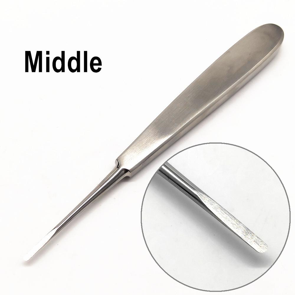 

1 шт. Стоматологічний хірургічний елеватор для видалення зуба, стоматологічний корінцевий пік, екстракційні елеватори, елеватор Warwick James, хірургічні інструменти 1 piece Middle