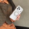 Applicable to Apple 11promax mobile phone case 11 ice crystal 111 bracket case 11 transparent anti-drop protective case