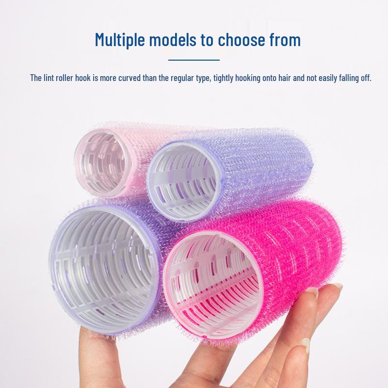 Plush Self-Adhesive Roller for Hair Styling: Oil Steaming, Dyeing, Bleaching, Perming, and Curl Softening.