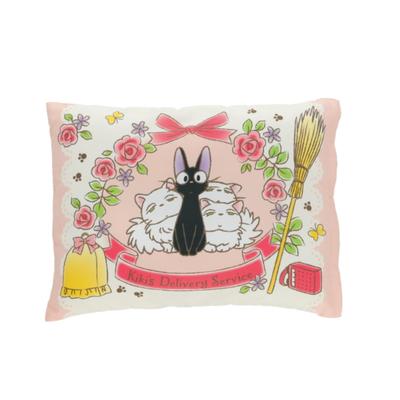 Marushin Junior Delivery Kindergarten Entrance Entrance Nursery Elementary Characters 1025014300 Pillow, Ghibli, Kiki's Service, Jiji, Jiji's