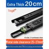 Silent Extra Thick Stainless Steel Drawer Slides with Rebound Damping