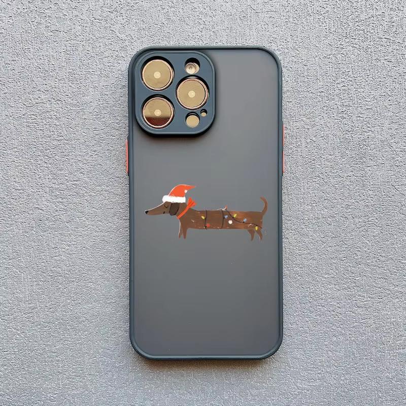 Cute Dachshund Bulldog Pattern Phone Case For Samsung Galaxy S26 S25 Ultra S24 S23 FE S22 S21 Plus S20 A56 A55 A54 A35 A16 Cover