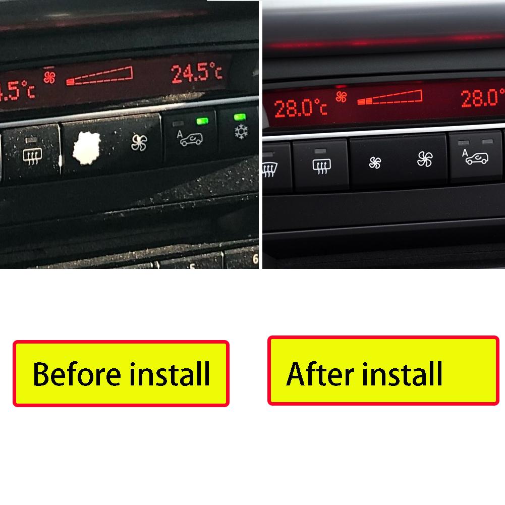 Încălzire AC Climatizare Aer condiționat Panou de control Ventilator Capacul butonului de viteză de înlocuire pentru interiorul mașinii BMW X5 E70 X6 E71