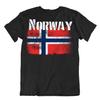 Norway Flag Men Tshirt Tshirt Tee Top City Map Scandinavian Cross Great Short Casual Shirts