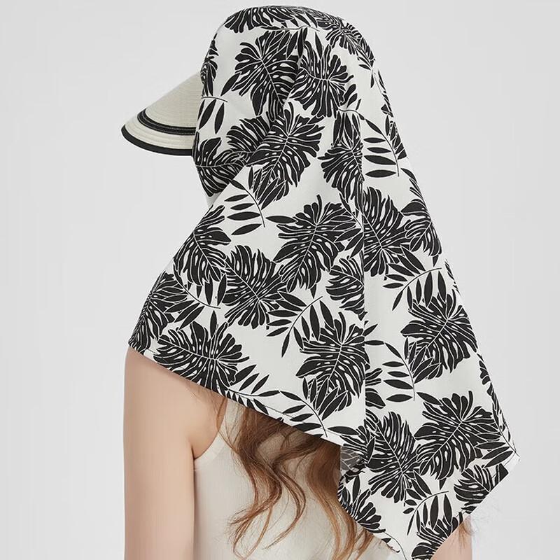 Kenmont Women s UV Protection Silk Scarf Straw Sun Hat KM-6243 F
