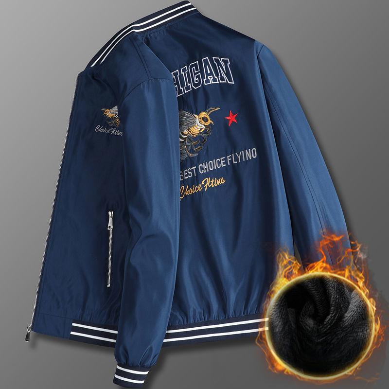 Men's Jacket Spring and Autumn Youth Large Size Versatile Handsome Thin Jacket Casual Trend Autumn