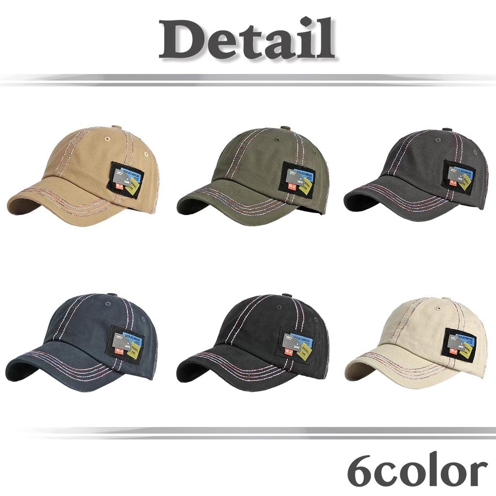 English CZ148 [White Fang] Hat, Colorful, Patch, Cap, Brim, Cool, Letters, Casual, Women's, Men's, (Navy)