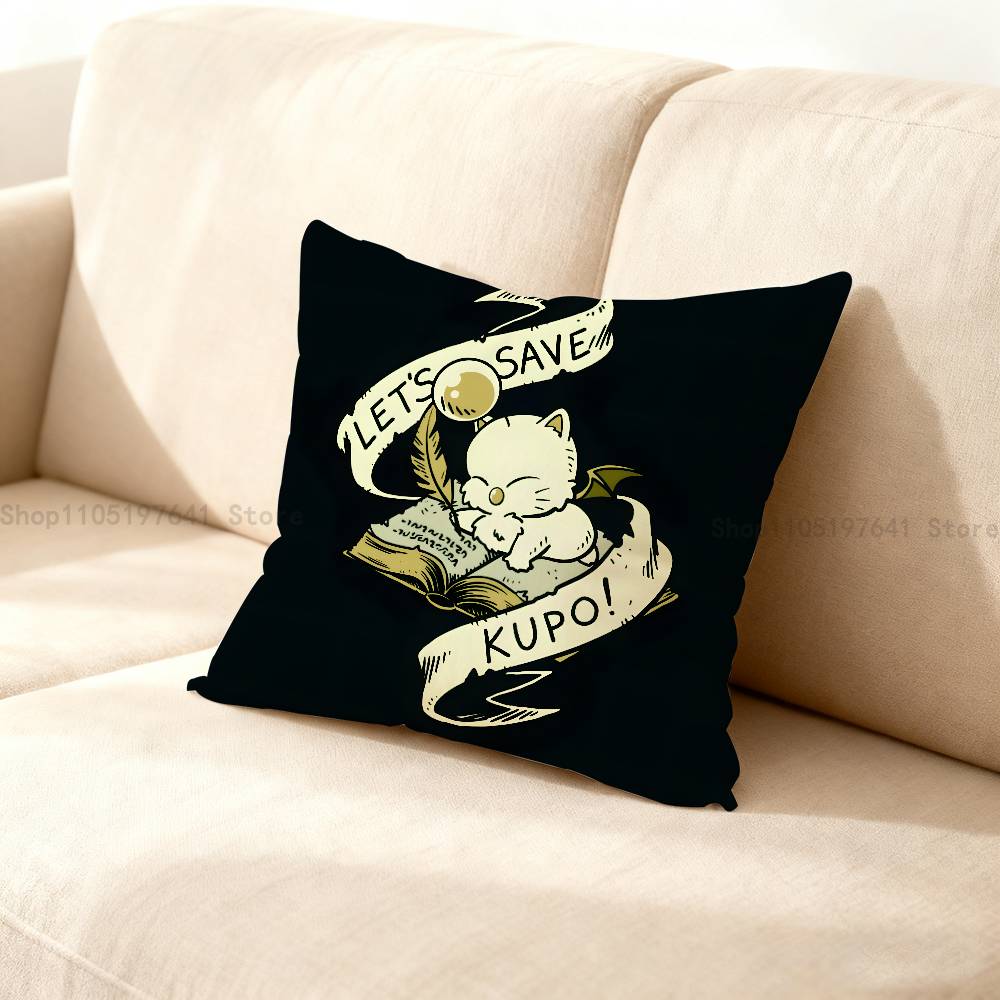 Moogles F-Final Fantasy Vivis Kissenbezug Für Sofa Dekor Auto Büro Raum Druck Kissenbezug Dekorationen und Schutz
