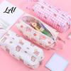 Fun Kids Desk Accessories Cartoon Pencil Case Large Capacity Pet Shape Pouch for Girls Playful Cute Stationery Bag School And Travel Storage