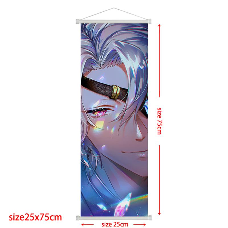 Demon Slayer Scroll Poster Rengoku Kyoujurou Heimdeko Kamado Tanjirou Wohnzimmerdekoration Hängegemälde Kindergeschenk Poster