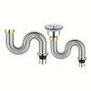Stainless Steel Sewer Drainer Water Hose Sink Strainer Connection  Kitchen Accessories