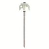 Fluorescent Spiral Tent Stake - Hexagonal Awning Anchor for Camping