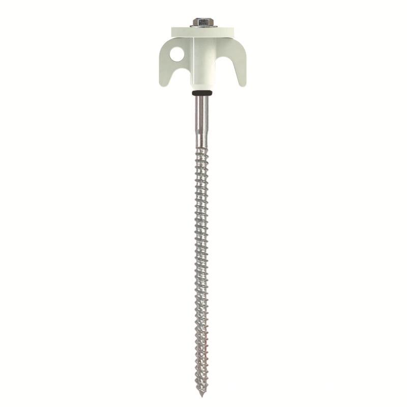 Fluorescent Spiral Tent Stake - Hexagonal Awning Anchor for Camping