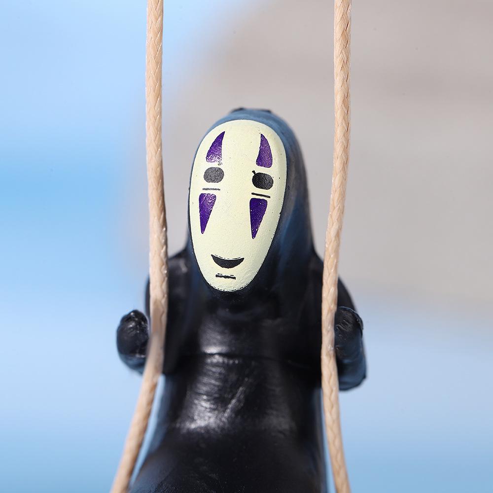Spirited Away Faceless Man Swinging Car Anhänger – TikTok Trendy Rückspiegel Ornament