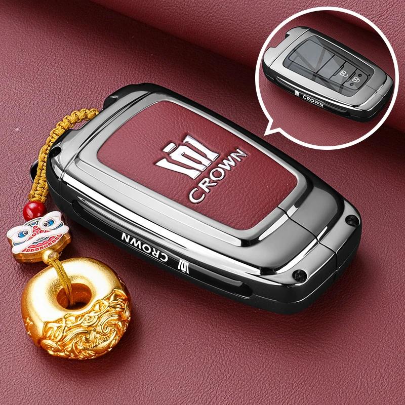 ANW1 2024 Toyota Crown Land Cruiser Key Set 14th Generation Special Product 13 Luxury Edition Automotive Parts 12 Buckle Case for Men