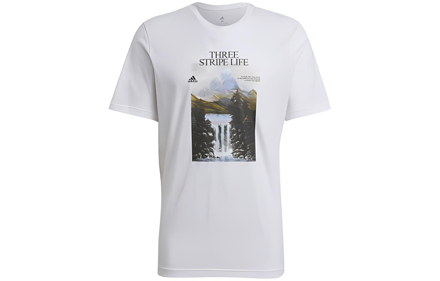 Мужская футболка Adidas с втачным рукавом Белая GN6851 XL