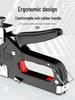 U-Shaped Manual Nail & Stapling Gun for Bookbinding and Woodworking