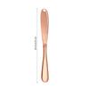 430 Stainless Steel Butter Knife with Hole Butter Spatula Oil Scraper Cheese Bread Jam Butter