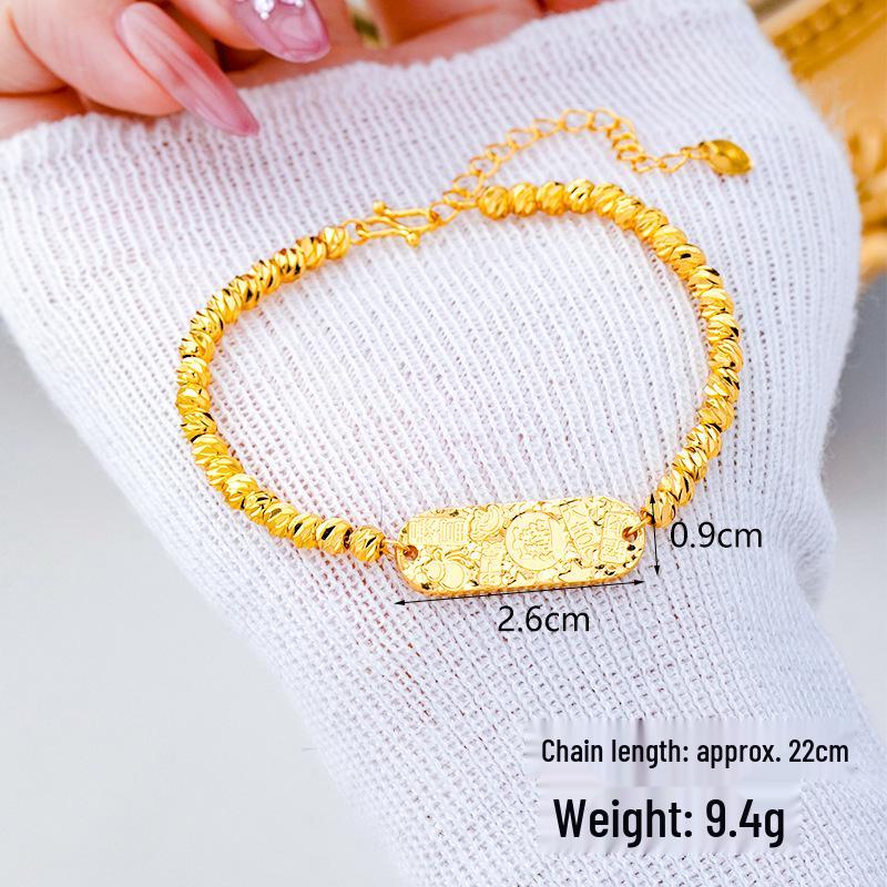 Ancient Five Emperor Coin Necklace & Diamond-Set Copper Earrings - Trendy, Long-Lasting Jewelry for Women