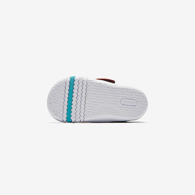 Anta Kids Fabric Synthetic Leather Trendy Fashion Skin-Friendly Comfortable Versatile Color Block Anti-Kick Breathable Low-Top Walking Shoes 312530033