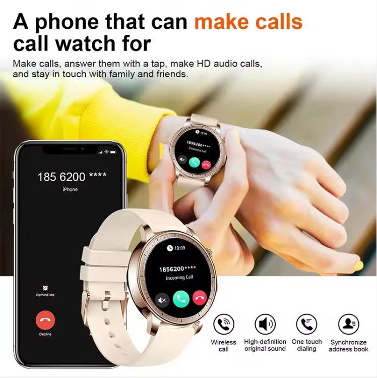 2025 Xiaomi Youpin Smartwatches Woman Track Map Bluetooth Call Heart Rate Monitoring IP67 Waterproof Sport Fitness Electronic Watches