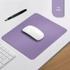 High-Quality White PU Leather Mouse Pad: Dirt-Resistant, Printable, and Round Design