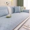 Summer Ice Silk Sofa Cushion  New Cool Doudou Cool Sofa Mat Seat Cushion Simple Non-Slip Sofa Cover