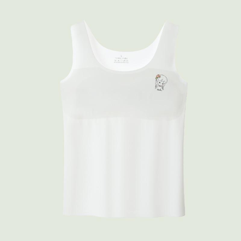 Seamless Camisole Underwear for Girls: Anti-Nipple High School & Junior High Bra for Older Children & Adolescents
