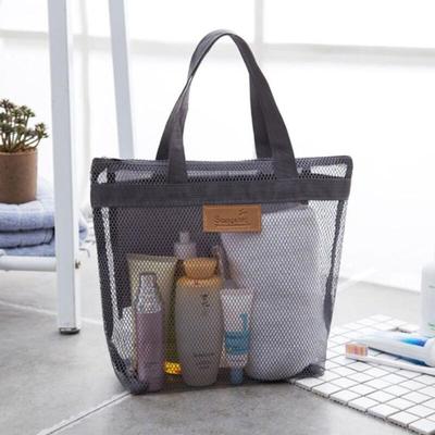 Mesh Bag Bath Steam Room Large Bag Gray WD68F7D