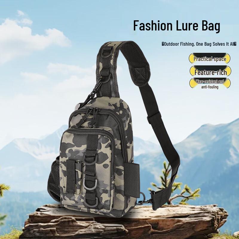 Wangfeng Outdoor Camouflage Chest Crossbody Bag