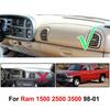 Dashmat Dashboard Cover Dash Mat For Dodge RAM 1500 2500 3500 1998-2001 2000 99