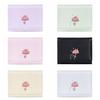 Multi-card Slot Cartoon Short Wallet Solid Color Coin Purse Cute Three Fold Card Bag  Girl