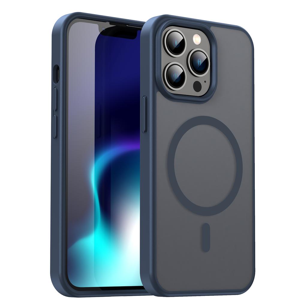 iPhone 16 Pro Magsafe Phone Case,Translucent Matte Shockproof Magnetic Phone Cover for iPhone 16 Pro