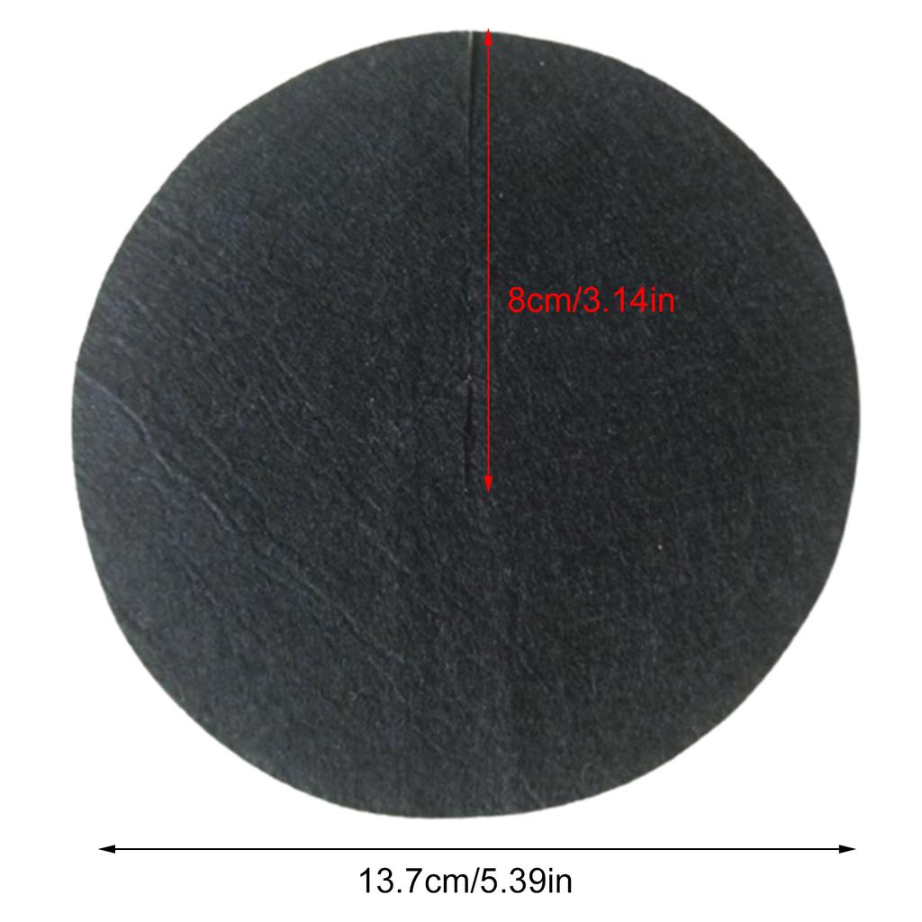 10 Pcs Non Woven Tree Rings Round Weed Barrier Fabric Cover Tree Mulch Rings for Landscaping Weed Control Root