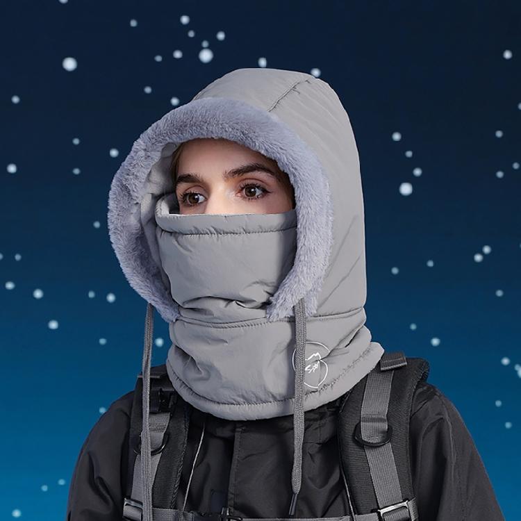 Unisex Warm Hat Neck Gaiter Warm Trapper Hat for Skiing Skateboarding Thick Windproof Ushanka Hat for Cold Weather