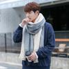 Korean Style Long Wool Tassel Scarf Thickened Winter Neckerchief Women Cashmere Scarf  Autumn