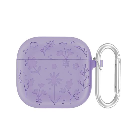 

Защитный чехол для наушников, защитный чехол для зарядки, ударопрочный, утолщенный, полностью покрывающий силиконовый чехол светло-фиолетовый