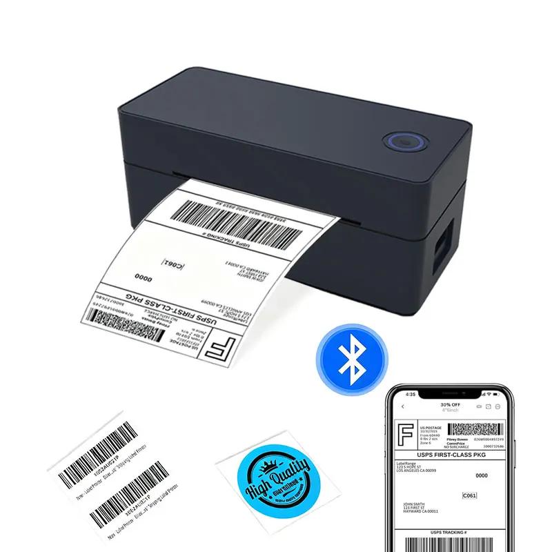 Bluetooth Термопринтер для этикеток доставки 4x6 Поддержка Android Mac iPhone Windows - Принтер этикеток доставки US Plug