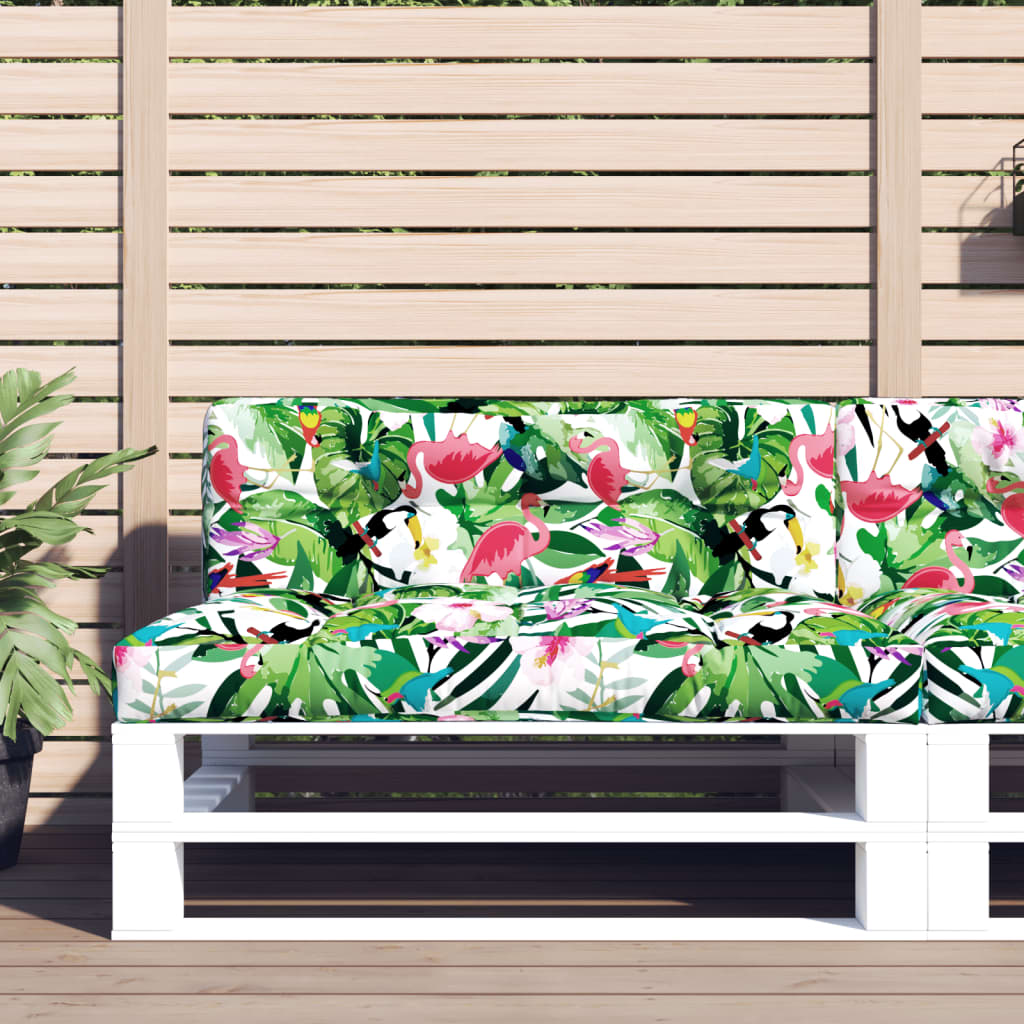 Pallet Cushion Multicolor 120 x 40 x 12 cm Fabric