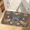 Soft Symmetrical Floral Bird Welcome Doormat Home Decor Kitchen Hallway Balcony Rug Bedroom Floormat Bath Non-slip Mat Decor
