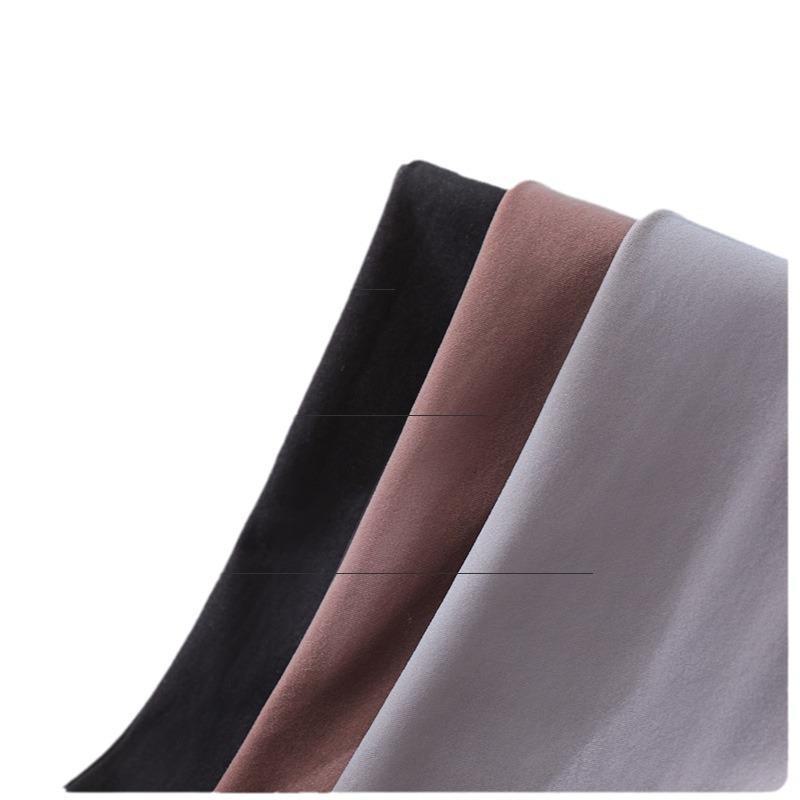 Women's Faux Transparent Gray Thick Velvet Leggings for Fall & Winter