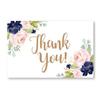 30 Stück Blattblumen Dankeskarten mit Umschlagaufklebern Einladungen Innen leer Grußkarten Postkarten Geschenkkarten 9X5,4cm