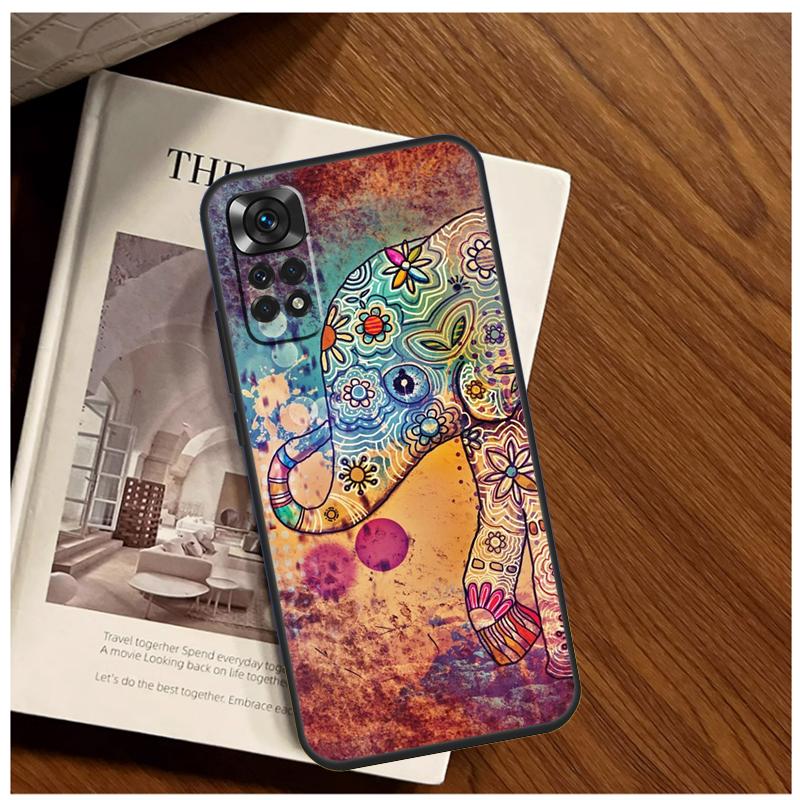 Baby Elephant Case For Xiaomi Redmi Note 13 9 10 11 12 14 15 Pro Plus Cover For Redmi 15 C 12C 13C 14C 10C