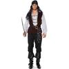 Halloween Men's Pirate Costume Cosplay Masquerade Caribbean Crew Skull Hunter Stage Dress
