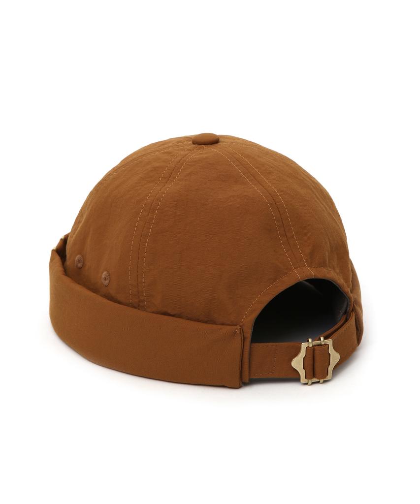 Eondeokeonteulolseutyudio Brimless Cap Half Moon / Washed Ox Nylon / Red Brown